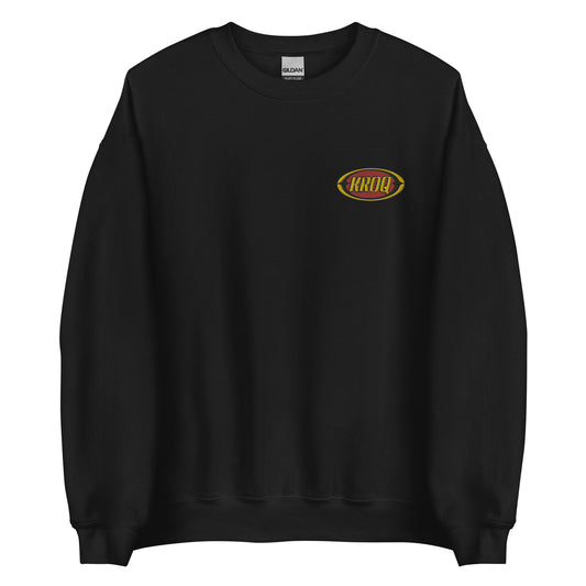90s Embroidered Sweater - Black
